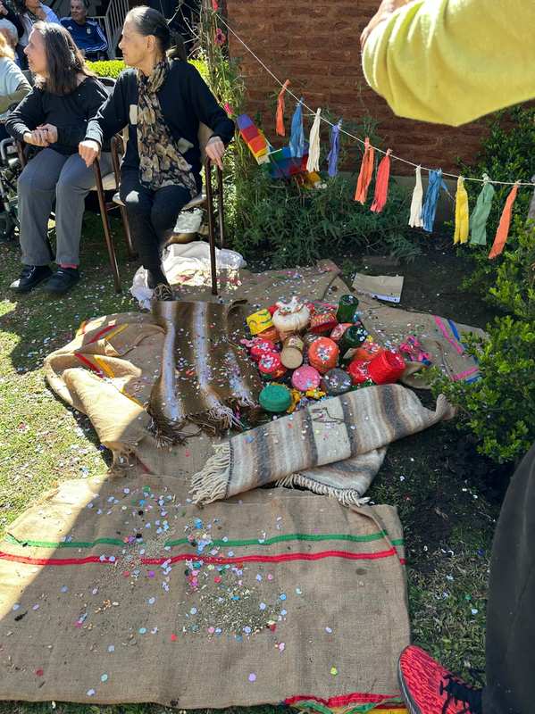 Festejo en el jardín